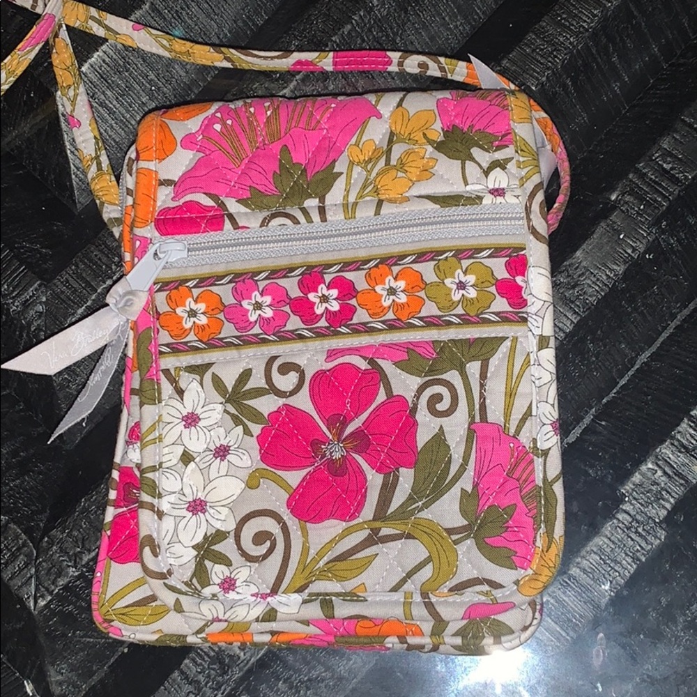 Vera Bradley flower designed side purse